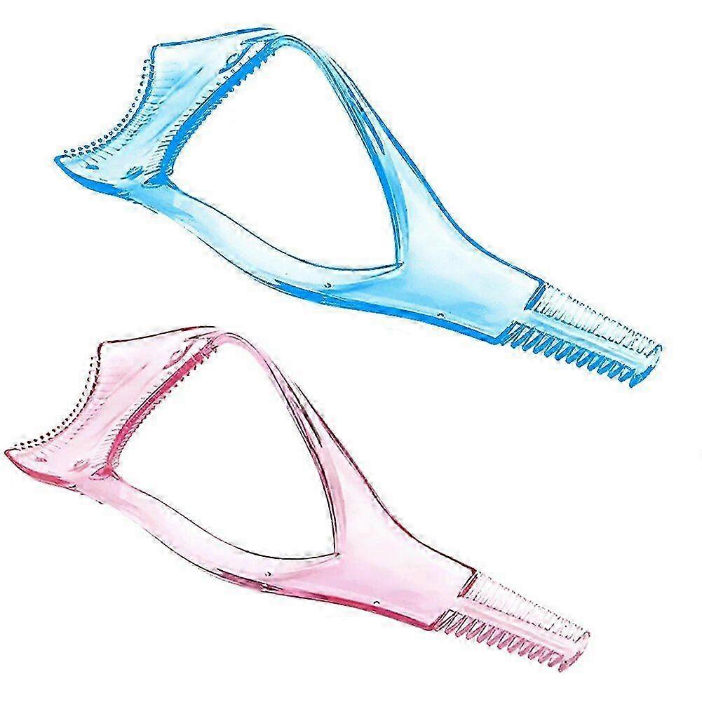 3 In 1 Mascara Shield Guide Guard Lash Curler Eyelash Curling Comb Makeup Tools