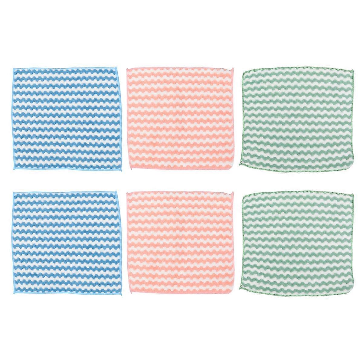 Kitchen Cleaning Cloth Water Absorption Scrubber for 18Pcs Assorted Colors