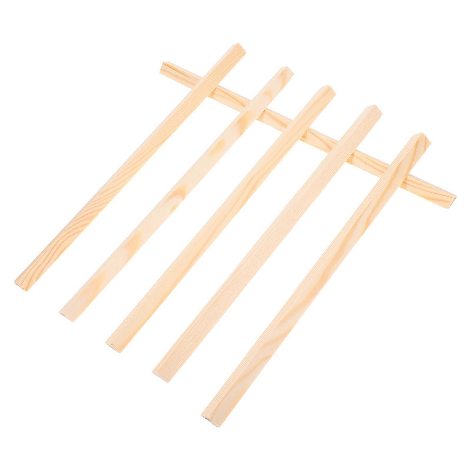 Wooden Window Molding Trim for Crafting with 12Pcs Triangle Strips