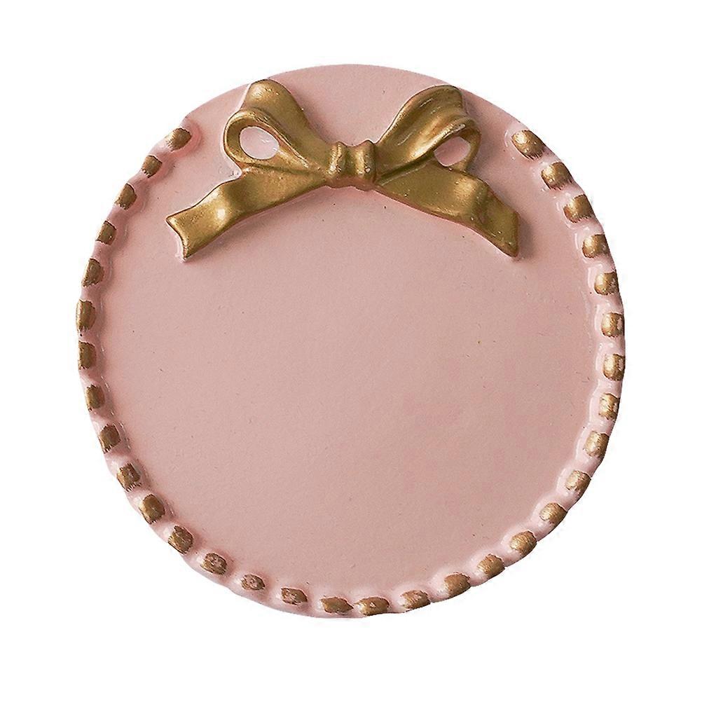 Pink Resin Decorative Tray for Decoration 1Pcs Elegant Jewelry Display