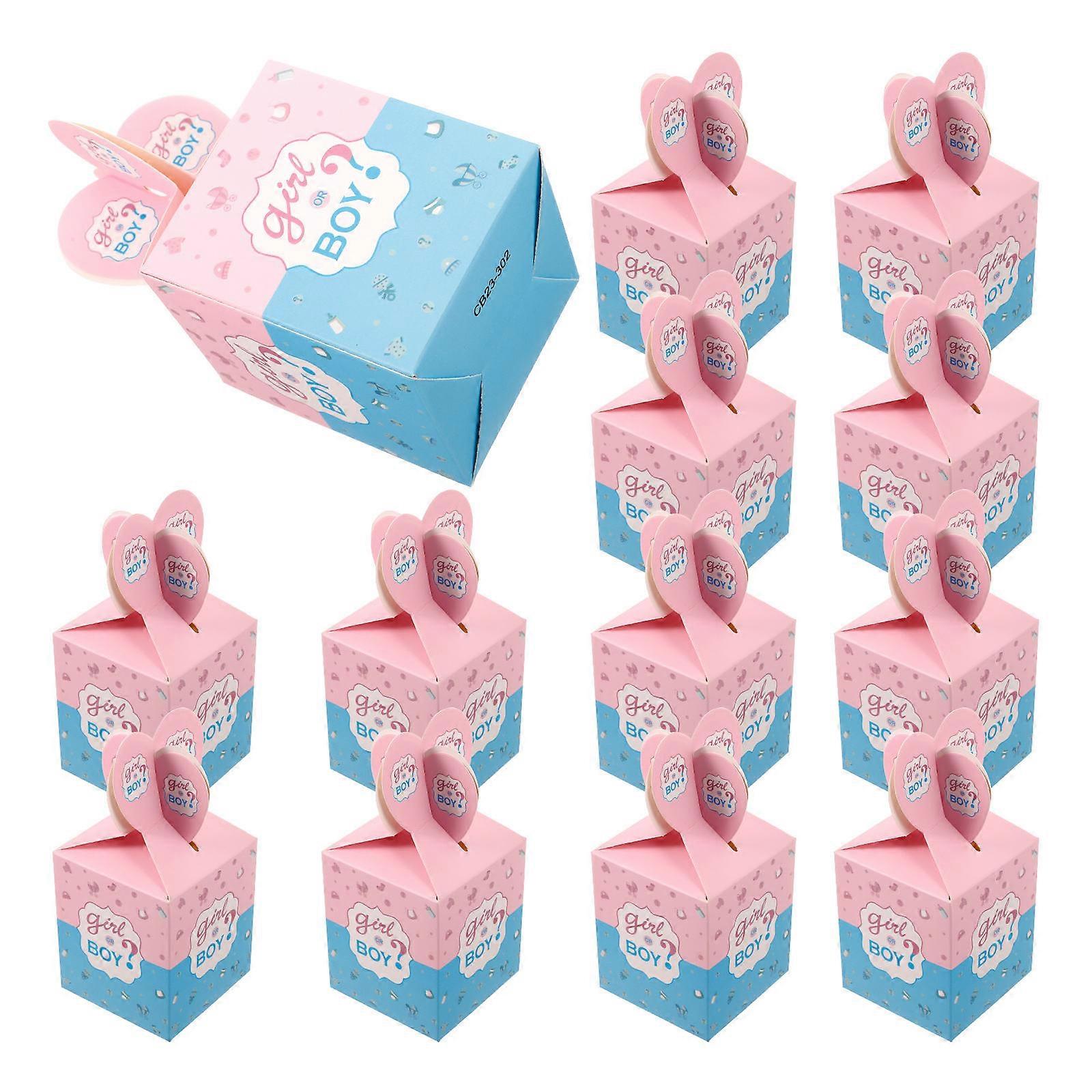 Multi Color Paper Candy Boxes for Storage Use 50Pcs Reusable Candy Boxes