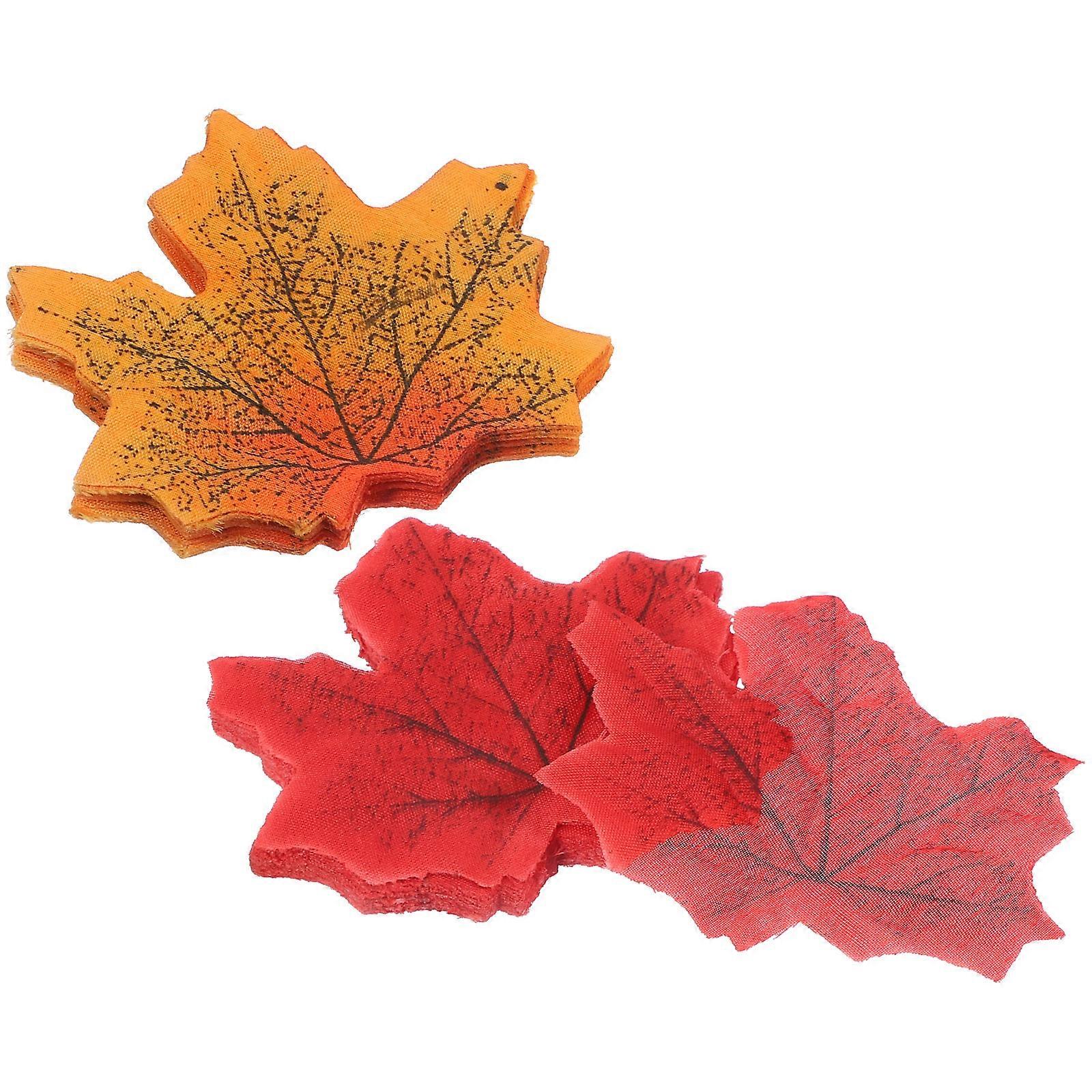 Artificial Autumn Leaves For DIY Projects And Photography Props 2500 Pieces Assorted Color Festive Decoration