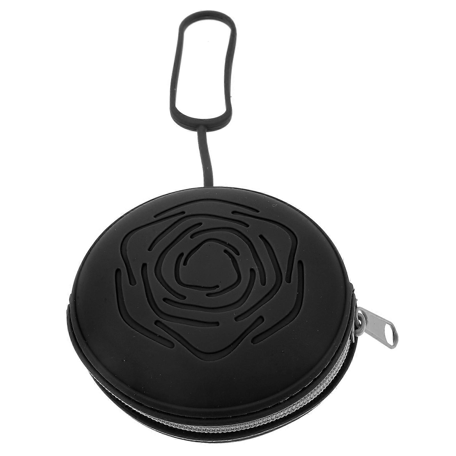 Storage Holder Black Silicone Lightweight Case for Travel