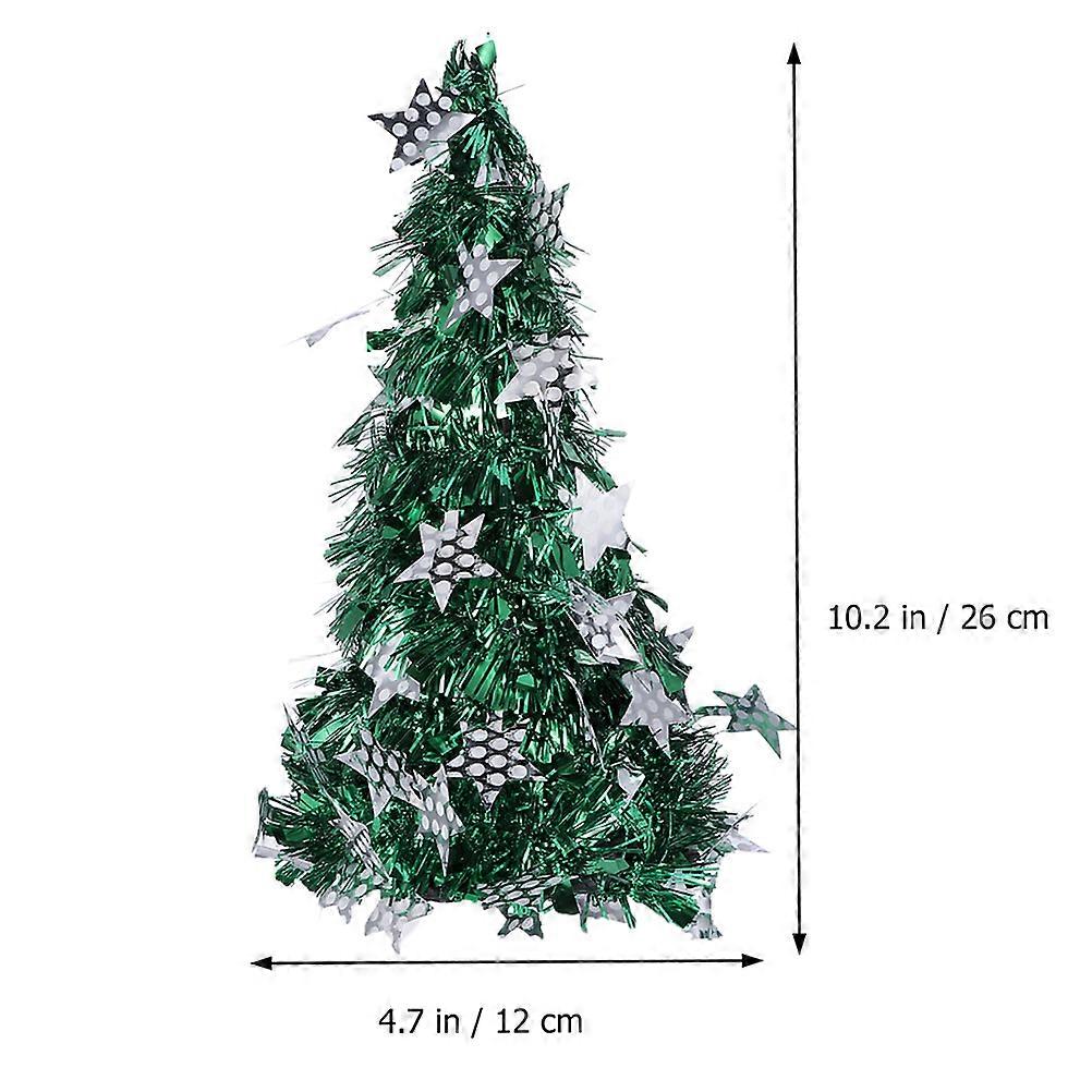 DIY Desktop Tree Model Decoration For Christmas Atmosphere And Party Decor With Tree Shape 5 Pcs
