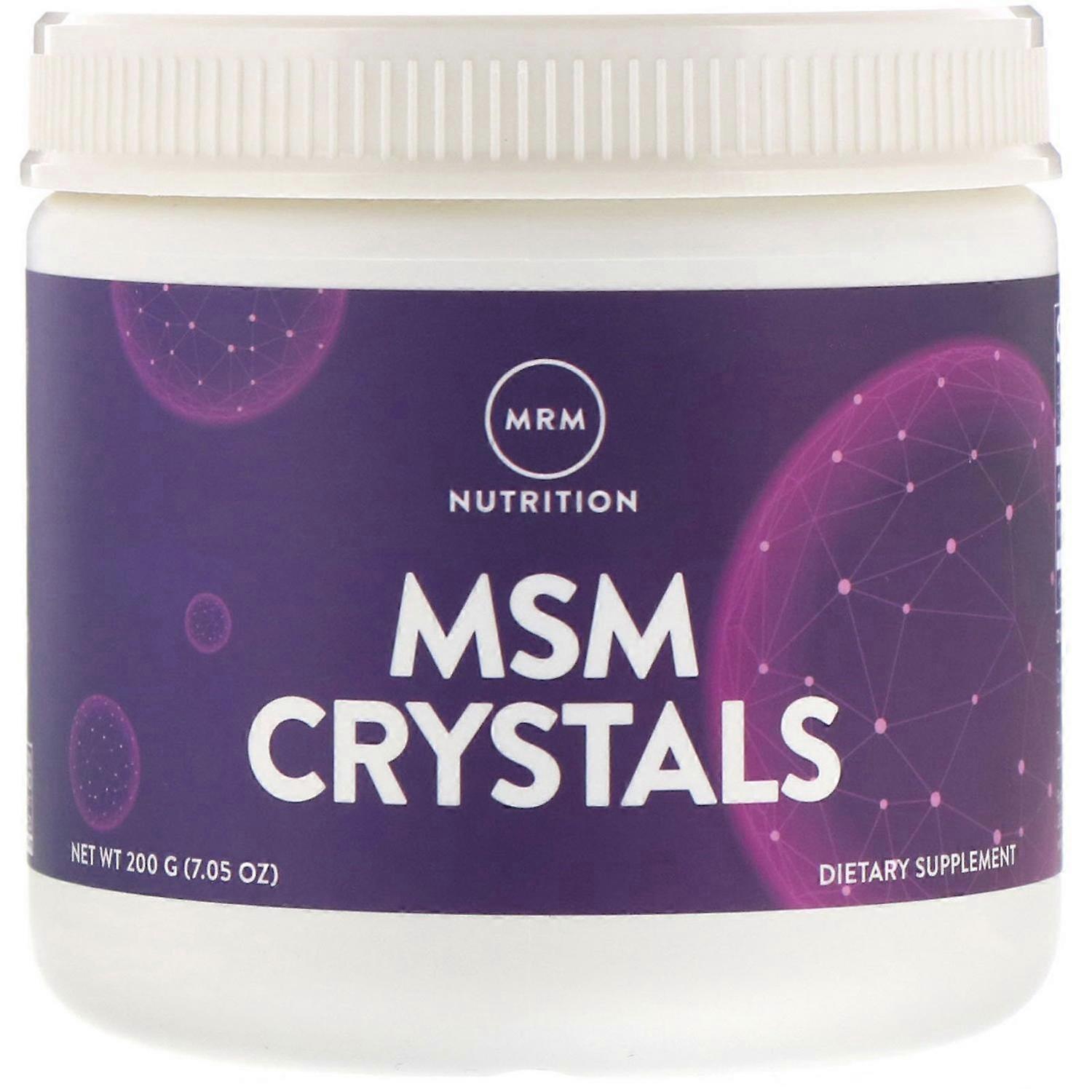 MRM, كريستالات MSM، 1000 ملغ، 7.05 أوقية (200 غرام)