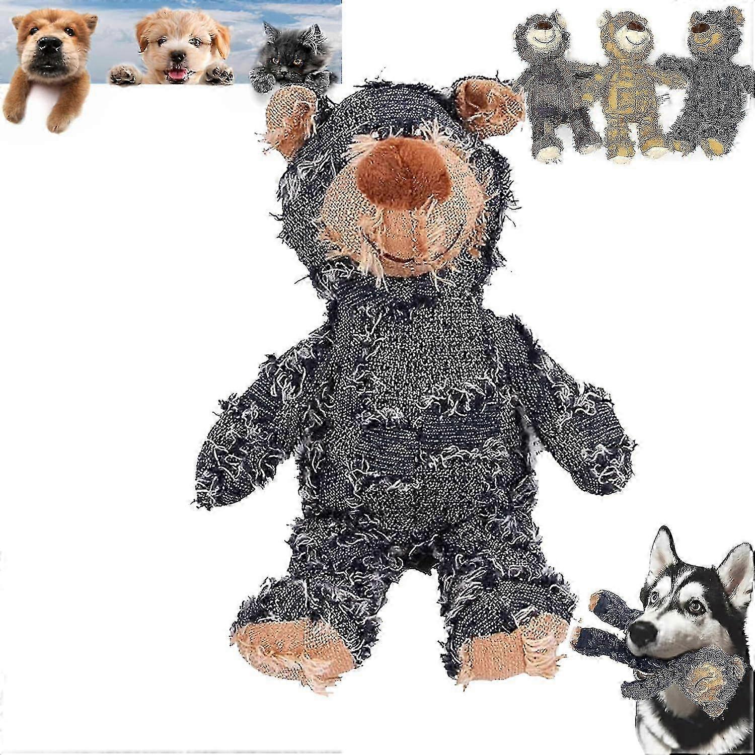 Extreme Bear Dog Toy Indestructible Robust Companion Chew Toys for Heavy Chewers