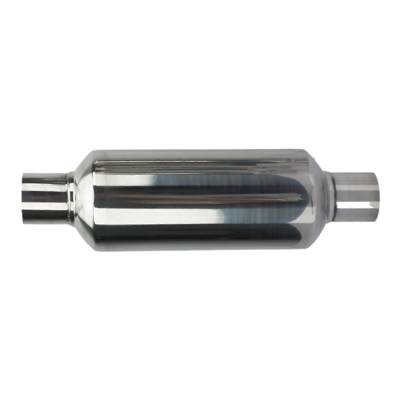 Resonator Exhaust 63mm Diameter Universal Exhaust System Muffler Pipe For Motorcycle Tractor Lawnmower Truck Car