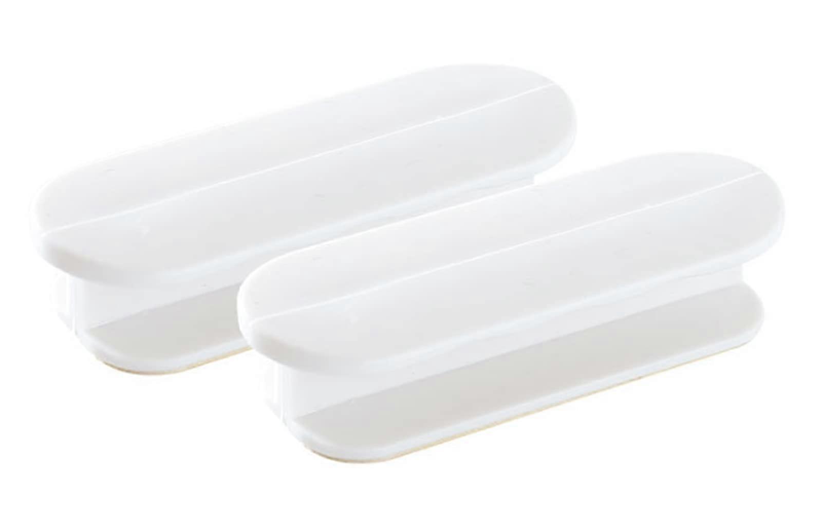 SelfAdhesive Pull Handles 4 Pack For Kitchen Cabinet Drawer Window Sliding Closet PushPull Helper StickOn White