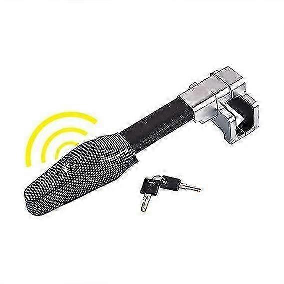 قفل عجلة القيادة مع إنذار وضوء ، جهاز مكافحة سرقة منتج أمان السيارة ، شريط قفل مضاد للسرقة للسيارة الثقيلة لسيارات الدفع الرباعي