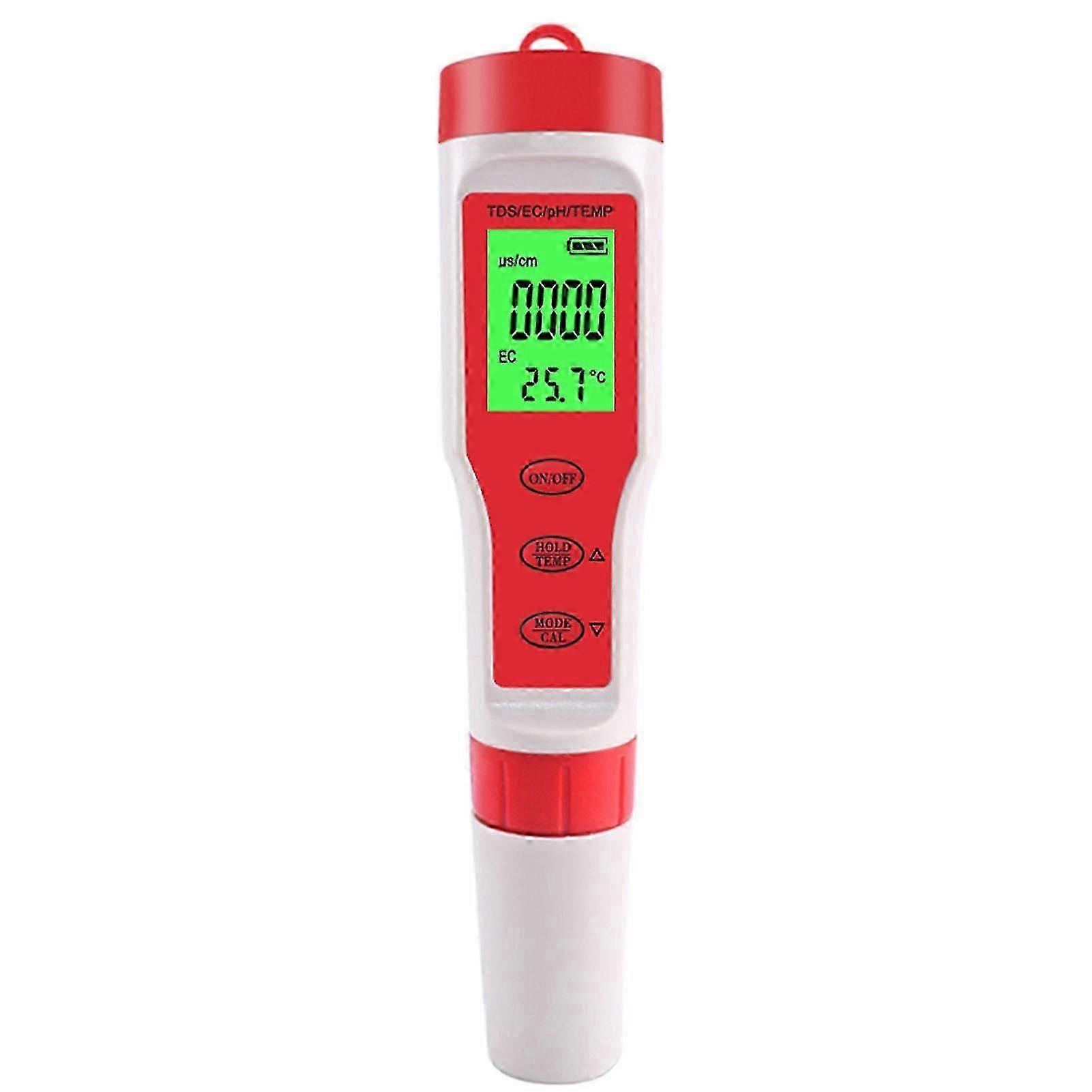 4-in-1 Digital Ph Meter Ph Tds Ec Temp Multifunctional Qater Quality Detector Mini Size Suitable For Drinking Water Spa 26s