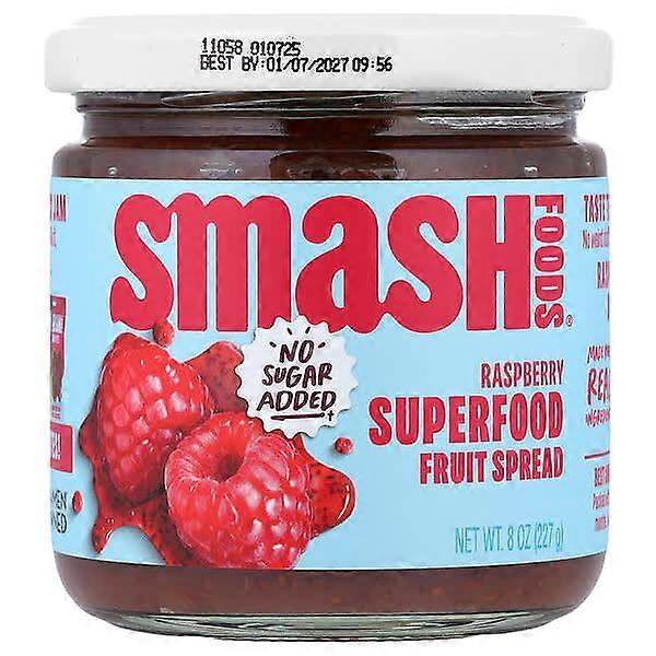 Smash Foods, Superfood Fruit Spread, Raspberry , 8 oz (227 g)