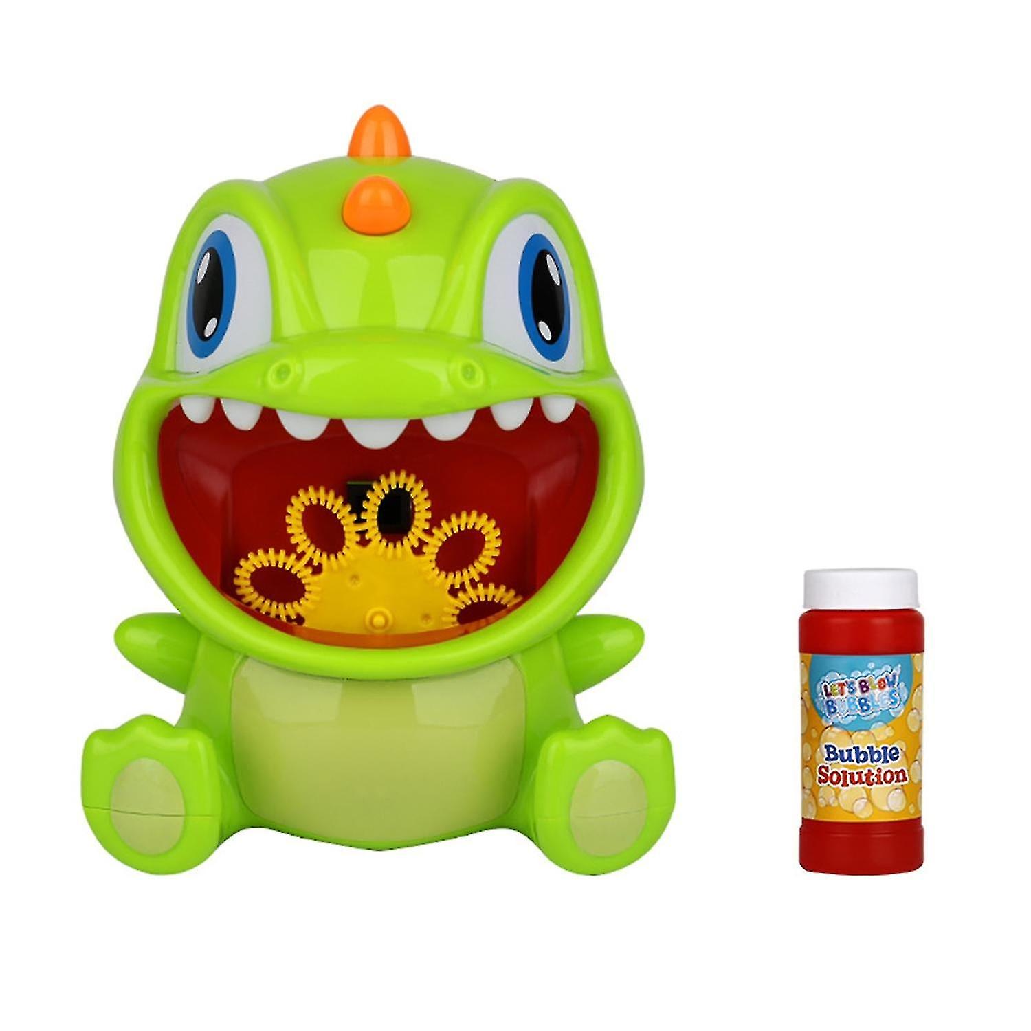 Bubble Blowing Toys Bubble Machine Dinosaur Automatic Bubble Maker Summer Outdoor Electric Bubble Blower Soap Water