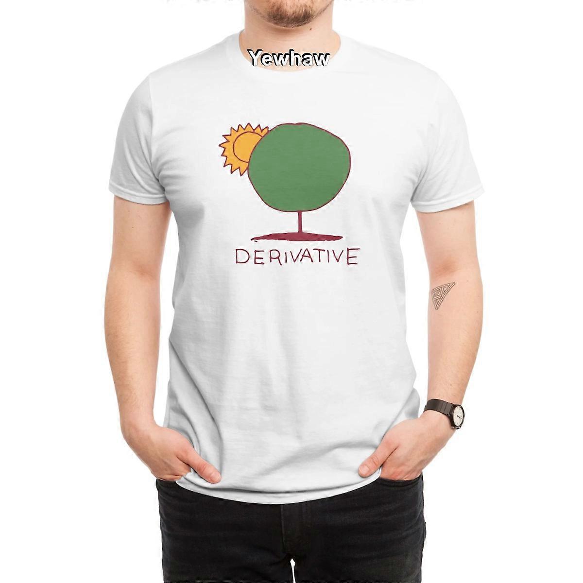 Derivative T-Shirt tree sun graphic text simple modern