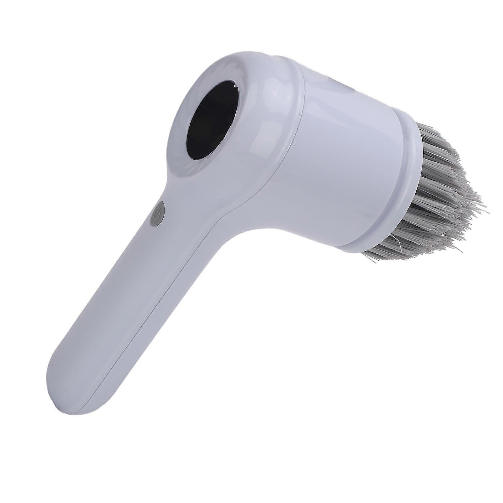 Electric Spin Scrubber Cordless Handheld Electric Cleaning Brush with Battery Display 2 Speed Clean 5 Replaceable Heads for Bathroom Floor Sink Windo