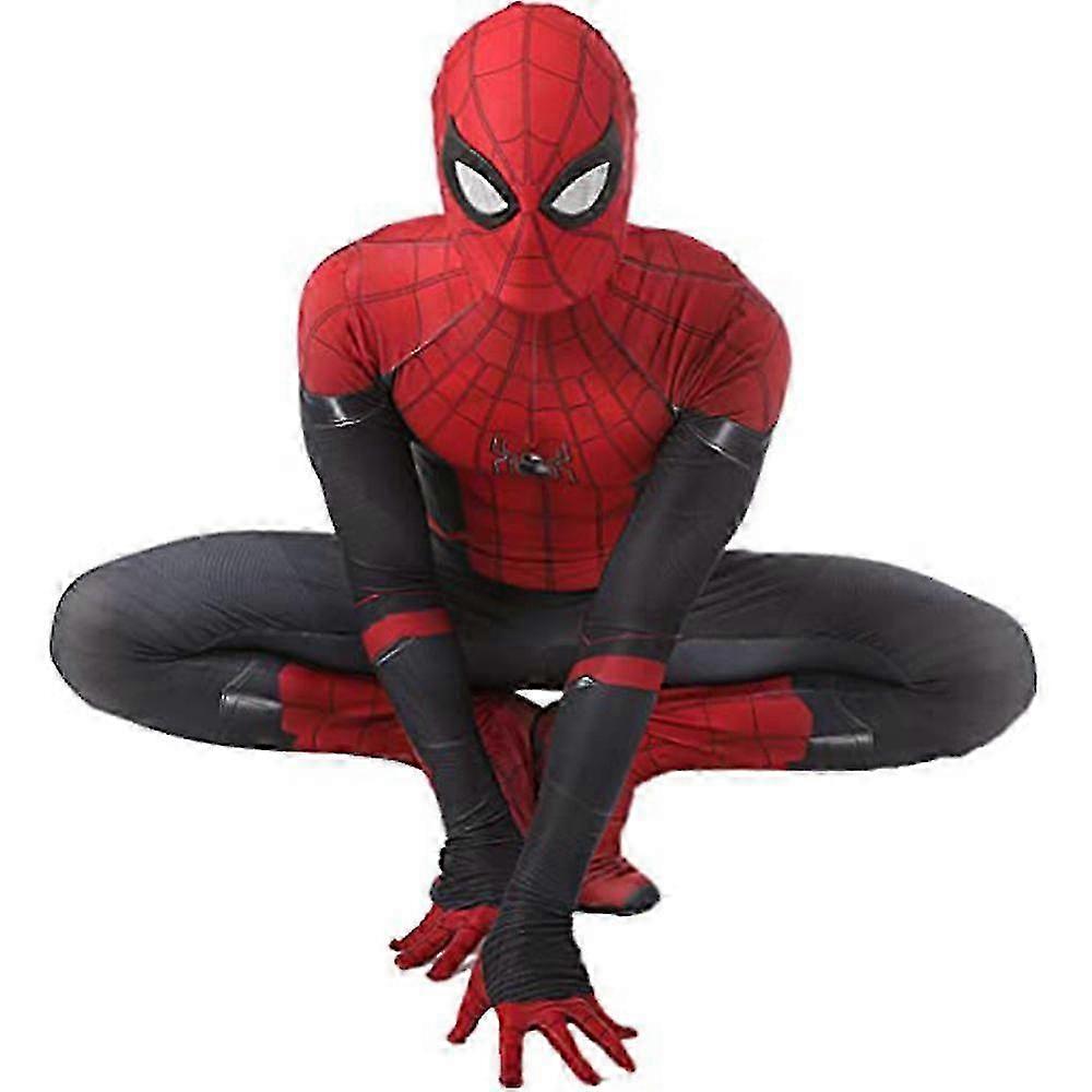 スパイダーマン:ファー・フロム・ホーム 3D ゼンタイ ボディスーツ コスチューム メンズ スーパーヒーロー ジャンプスーツ ハロウィン カーニバル コスプレ パーティー ドレスアップ