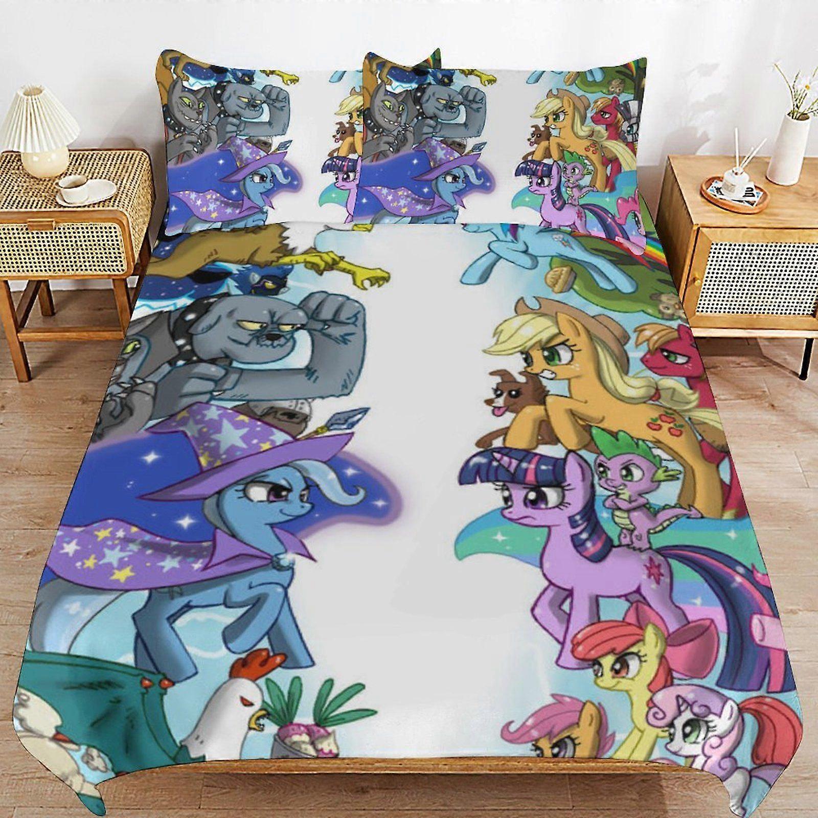 E604 My Little PonyFriendship is Magic Practical Fabric Sleep Ready Texture High Thread Composition Duvet Cover Sets Convenience F604