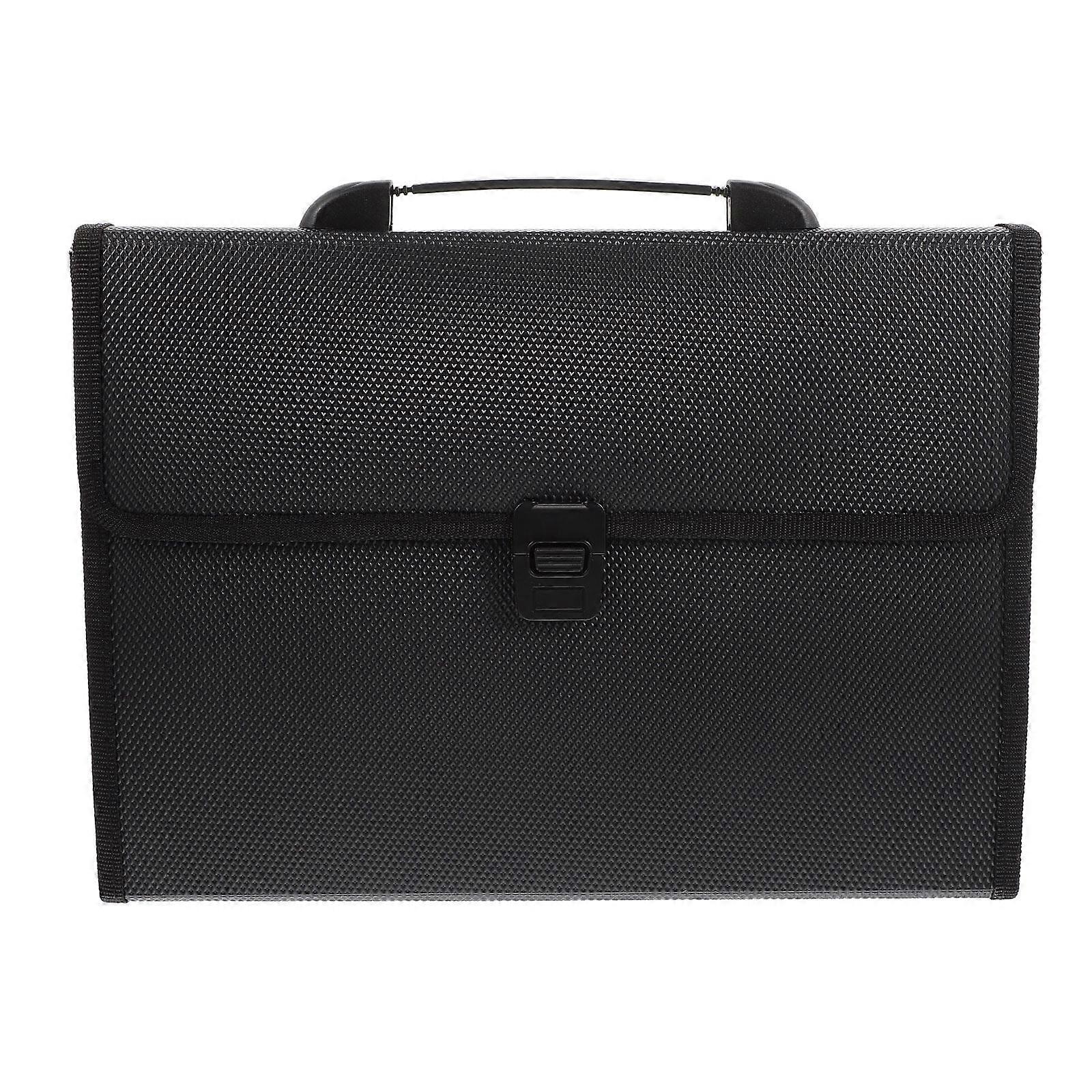 Expanding File Folder File Storage Bag Accordion File Folder Handheld File Organizer File Container