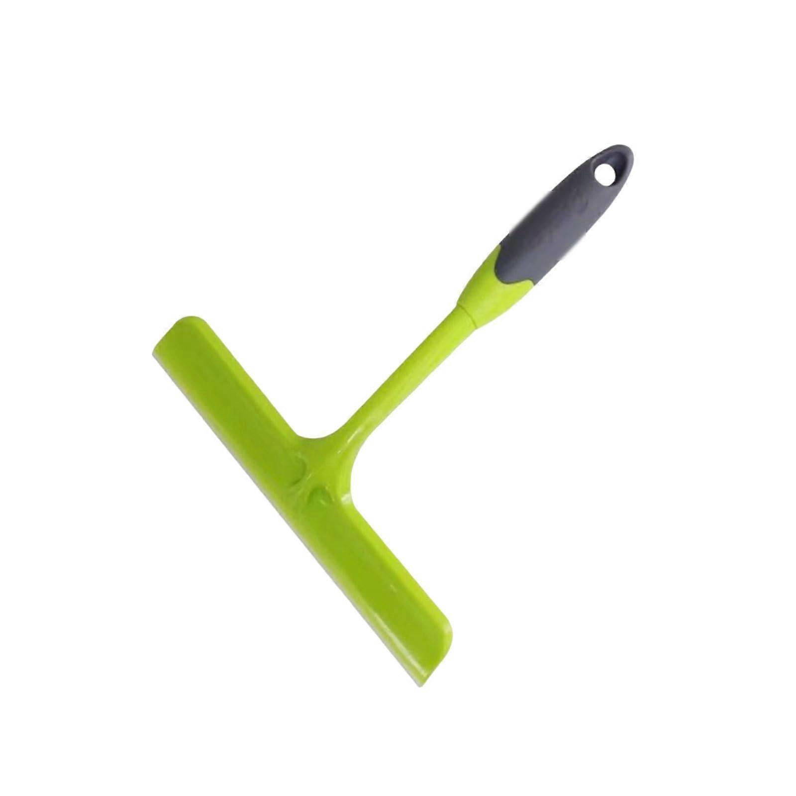 Multifunctional Plastic Squeegees Hangable Shower Window Cleaning Tool For Glass Surfaces Lightweight Green