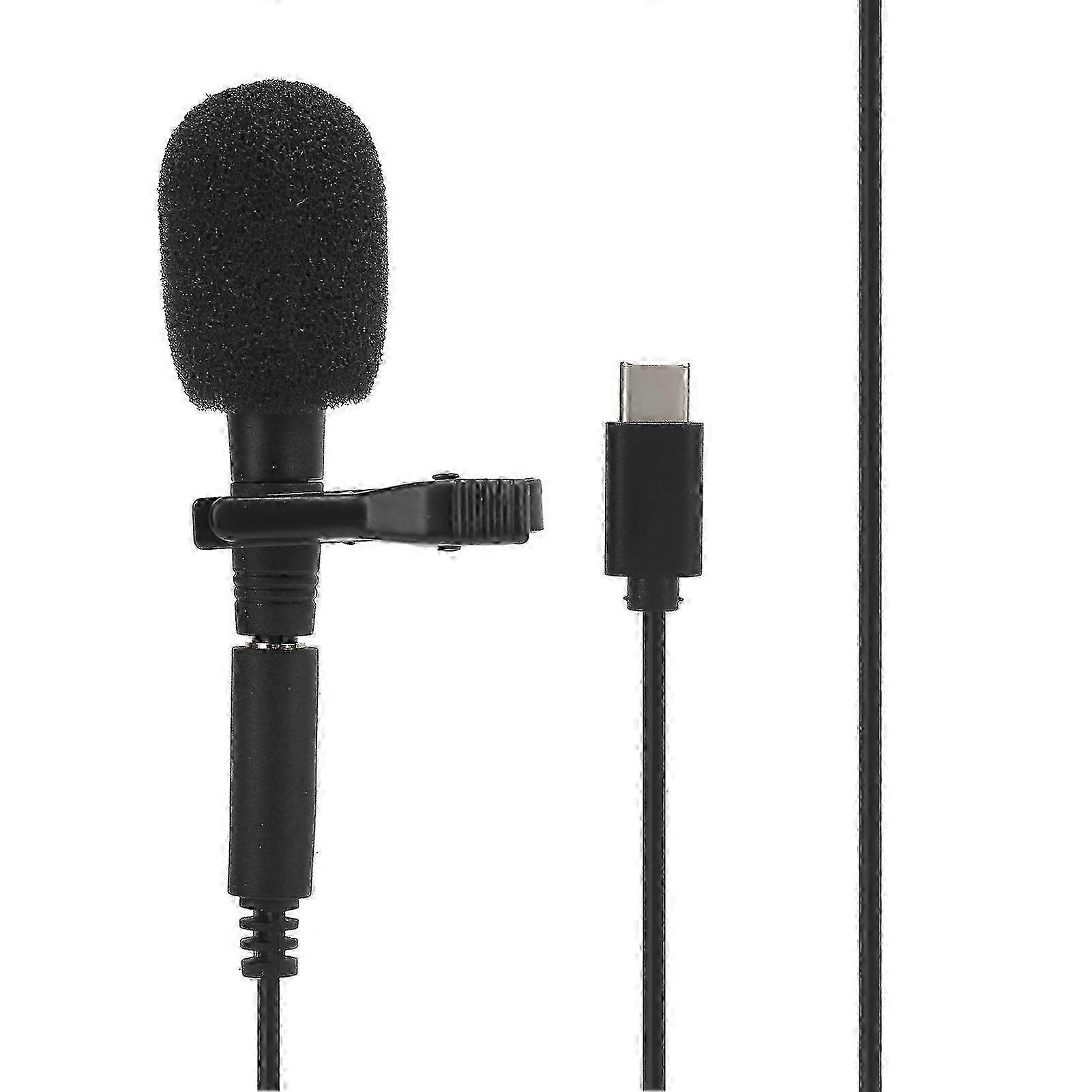 Portable Mini Phone Microphone TypeC Interface for Recording Live Steaming Interview 2025