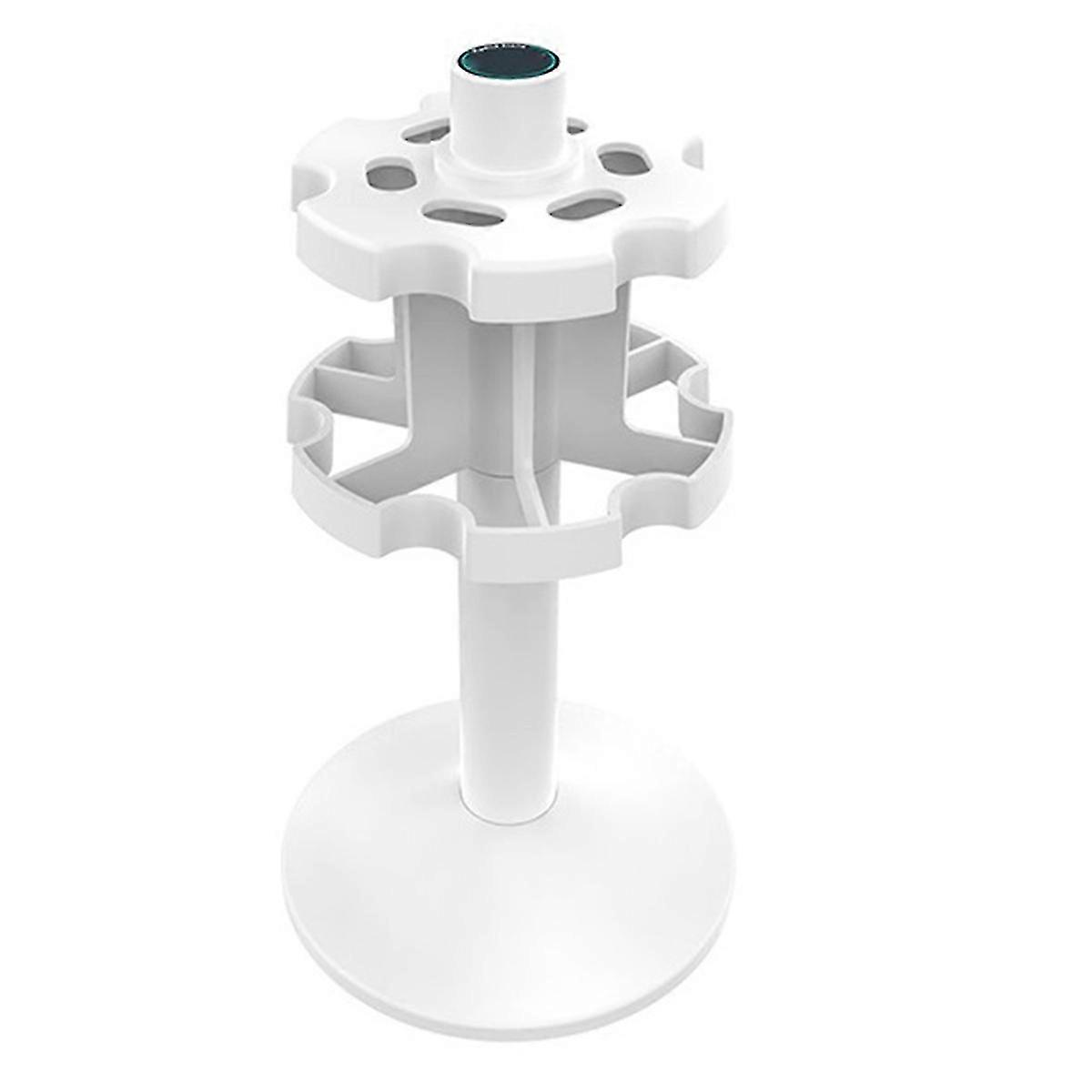 Round Pipette Rack White Plastic Multi Adapter Non-slip Easy to Take