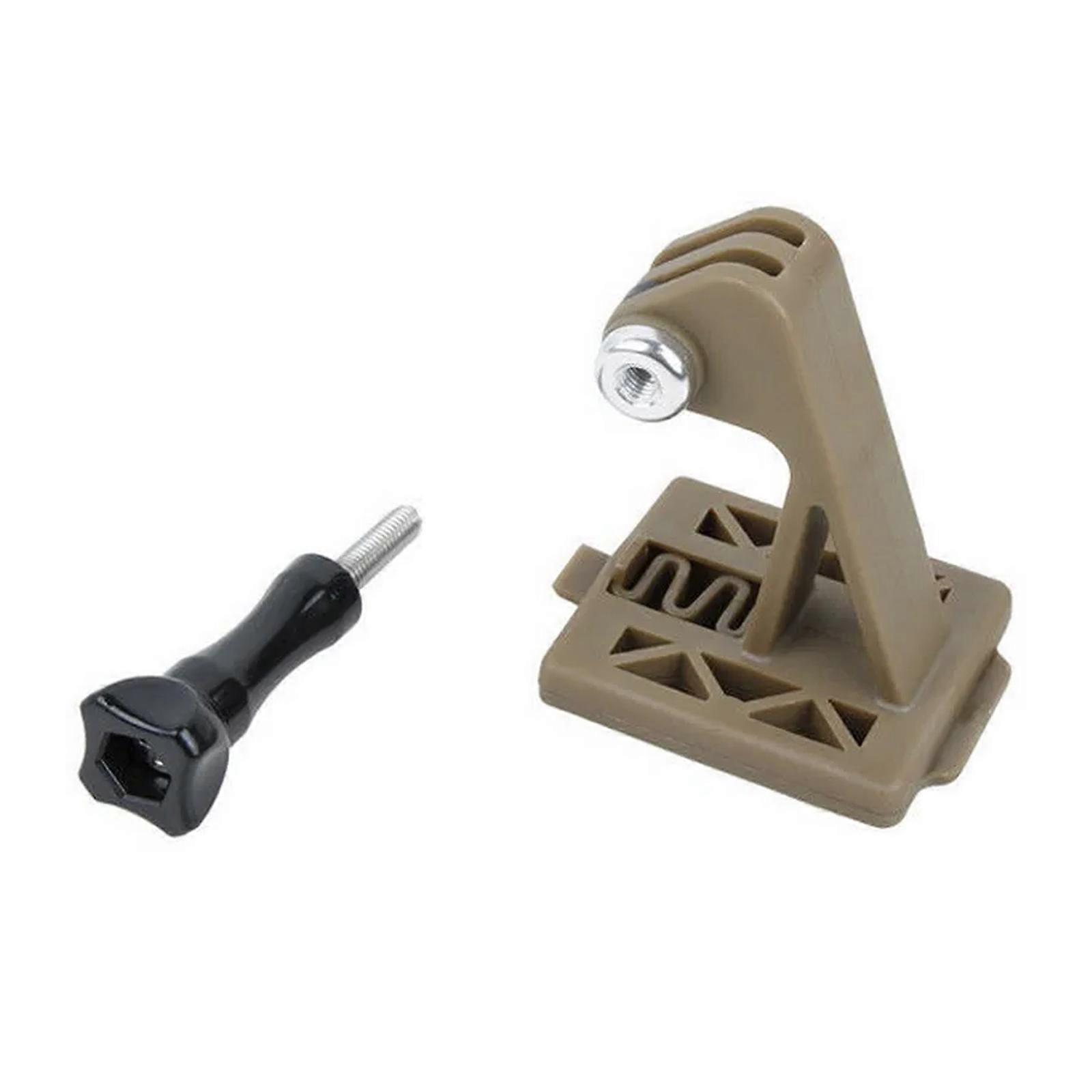 Quick Release Camera Helmet Mount Adapter Secure Attachment Lightweight Portable Enhances Shoot Angles for Cameras Multicolor