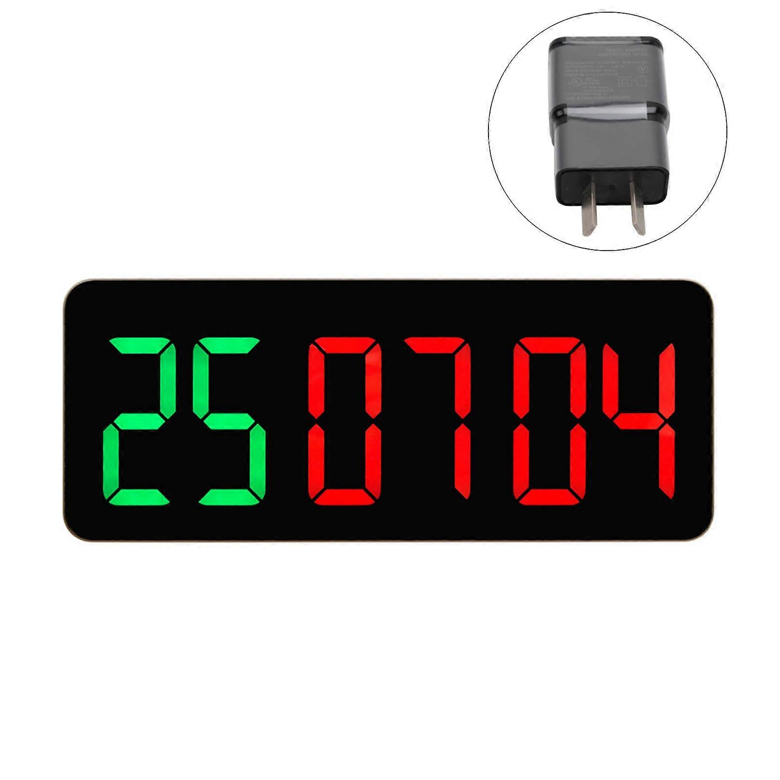 Multifunctional Gym Clock 9 Interval 3 Display ABS Plastic For Home Office Use Multicolor