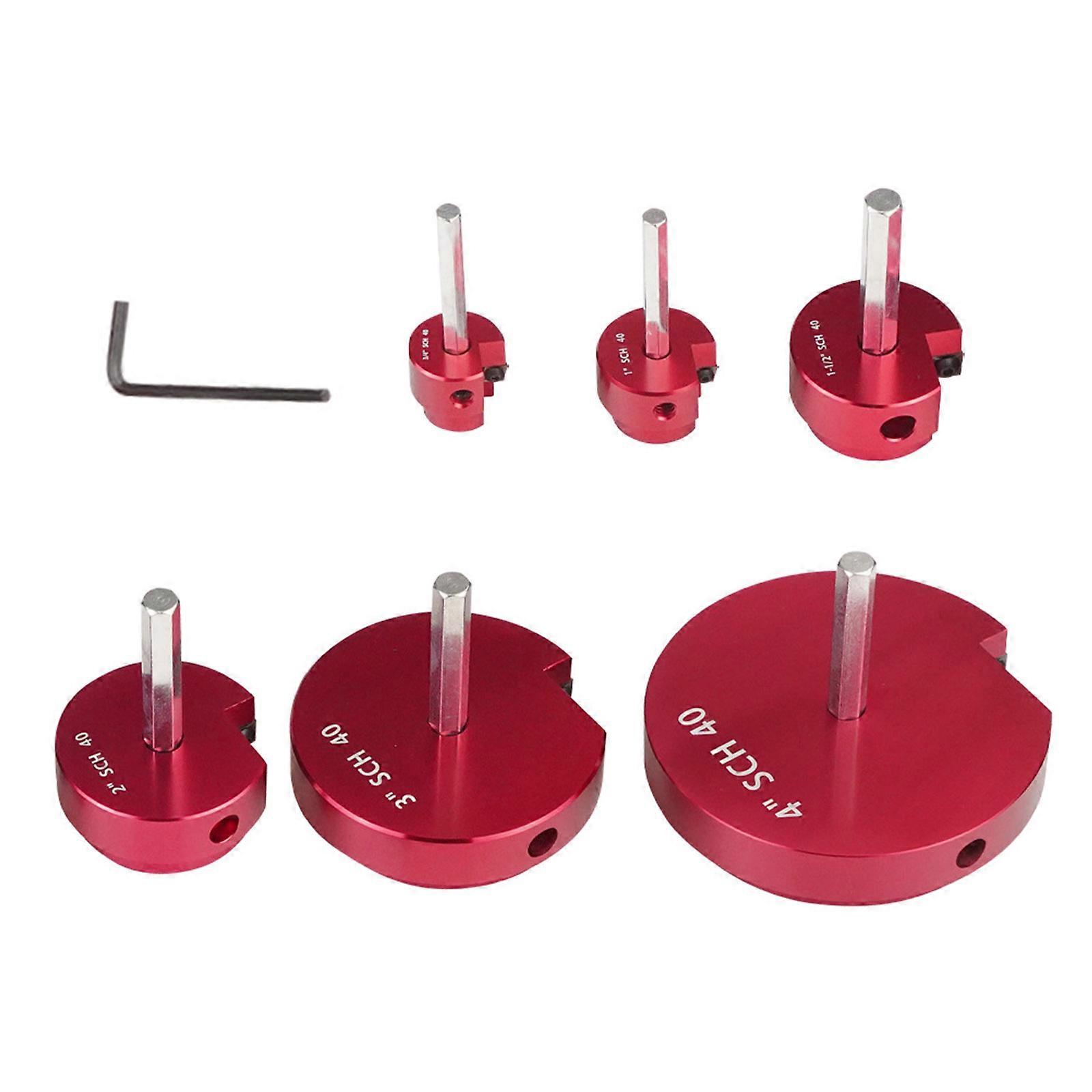 Heavy Duty PVC Pipe Reamer Collection, Essential Tool Efficient Pipe Fitting and Plumbing Work for Plumbers Enthusiasts Multicolor