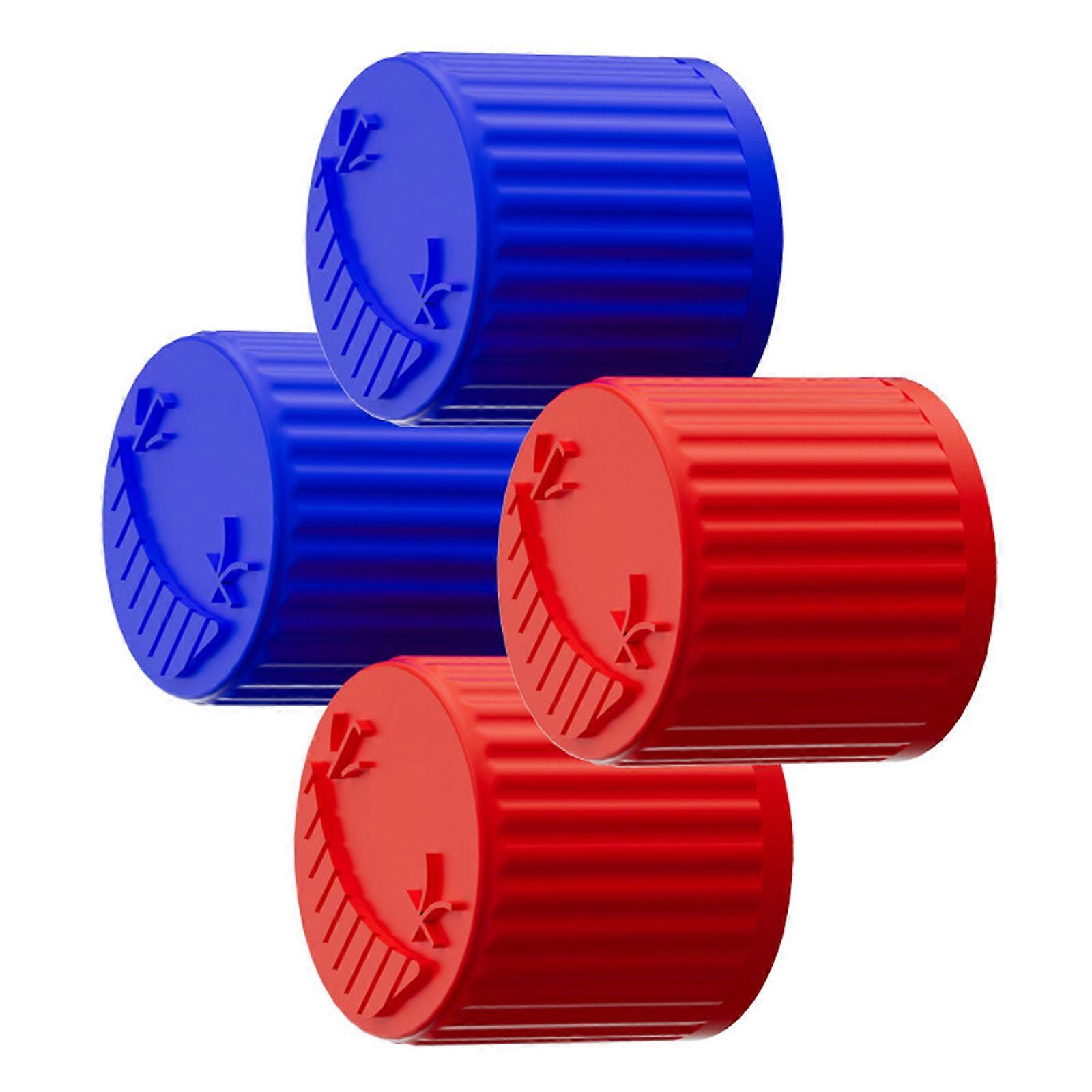 Standard-Eckventilabdeckung Silikon-Wasserdurchfluss-Regelventile Griffabdeckung für Küchen und Bäder Einfach zu bedienen mehrfarbig