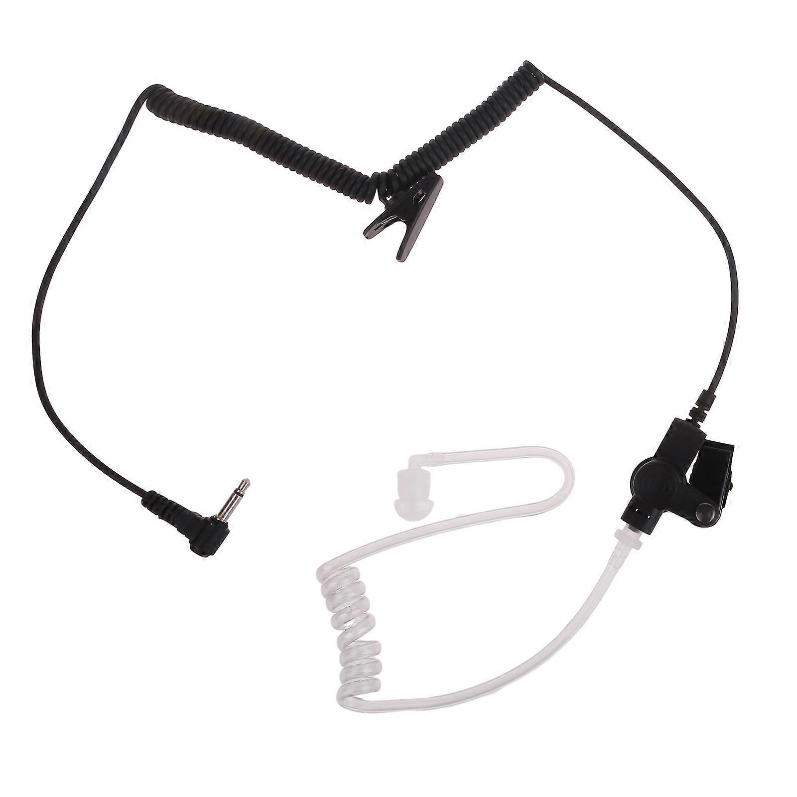 3.5mm Listen Only Earpiece Headset for Two-Way Radios Walkie Talkie Speaker Microphone Transceiver PC Equipment Durable Multicolor
