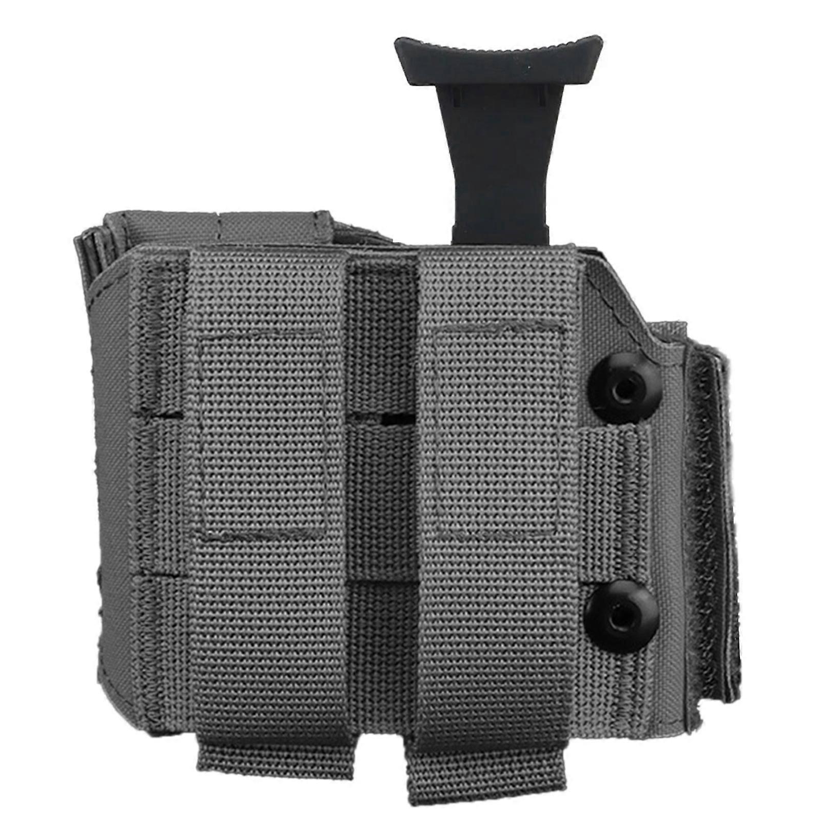 Universal Handgun Holsters Adjustable Tactically Quick Pull Holsters Nylon Tactically Hunting Carry Pouch Easy to Use  gray