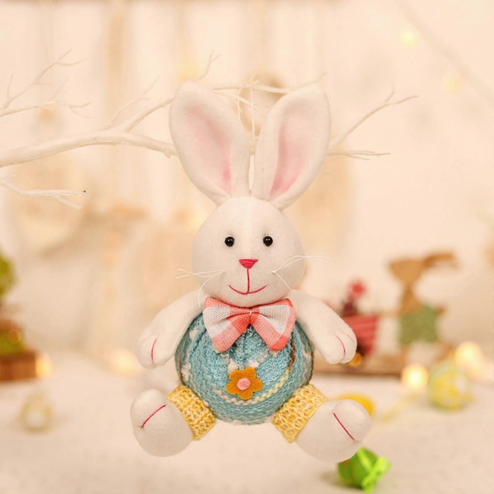 Federra Easter Bunny Doll Festive Scratch Plush Gnome Easter Doll Toy Household Decor