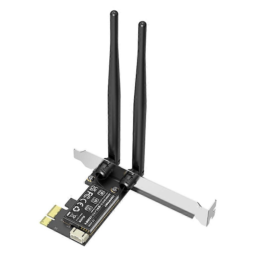 COMFAST 900Mbps WiFi6 PCIE Adapter Bluetooth 5.4 PCI Express WiFi Network Card WPA3 High Gain for Desktop 802.11ax