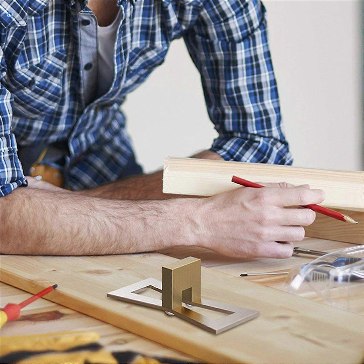 2X Dovetail Marker, Wood Joints Gauge Dovetail Guide Tool with Scale, Dovetail Template Size 1: 5-1: