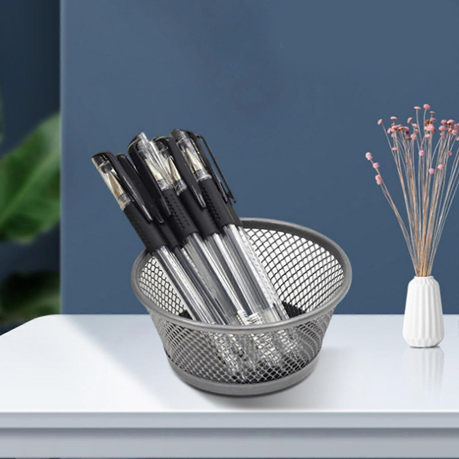 karymi Original Iron Art Transparent Skeleton Pen, Large Capacity, Sturdy Non-slip Base – Keep Your Desk Tidy. Compatible with refillable inks.