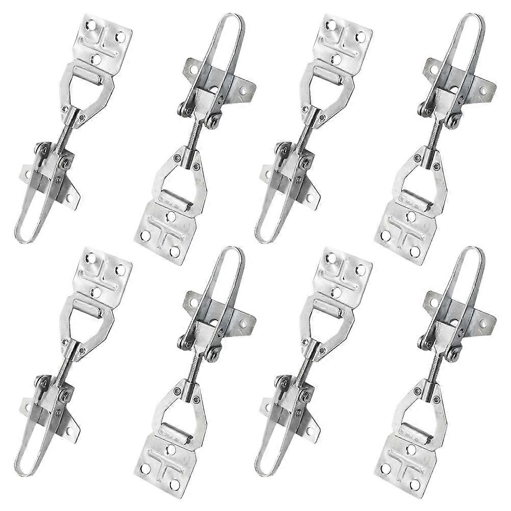 Beehive Box Clamp Beehive Connector For Beekeepers Stable Connection 13.50X3.80X1.00CM Silver 8Pcs