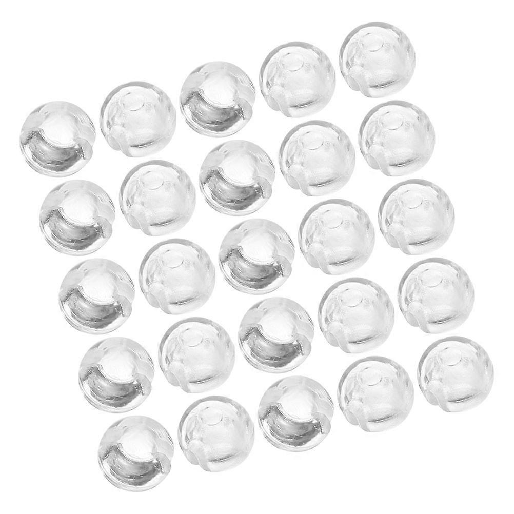 40Pcs Beaded Chain Stops for Roller Blinds Installation and Repair Projects Transparent Chain Fixing