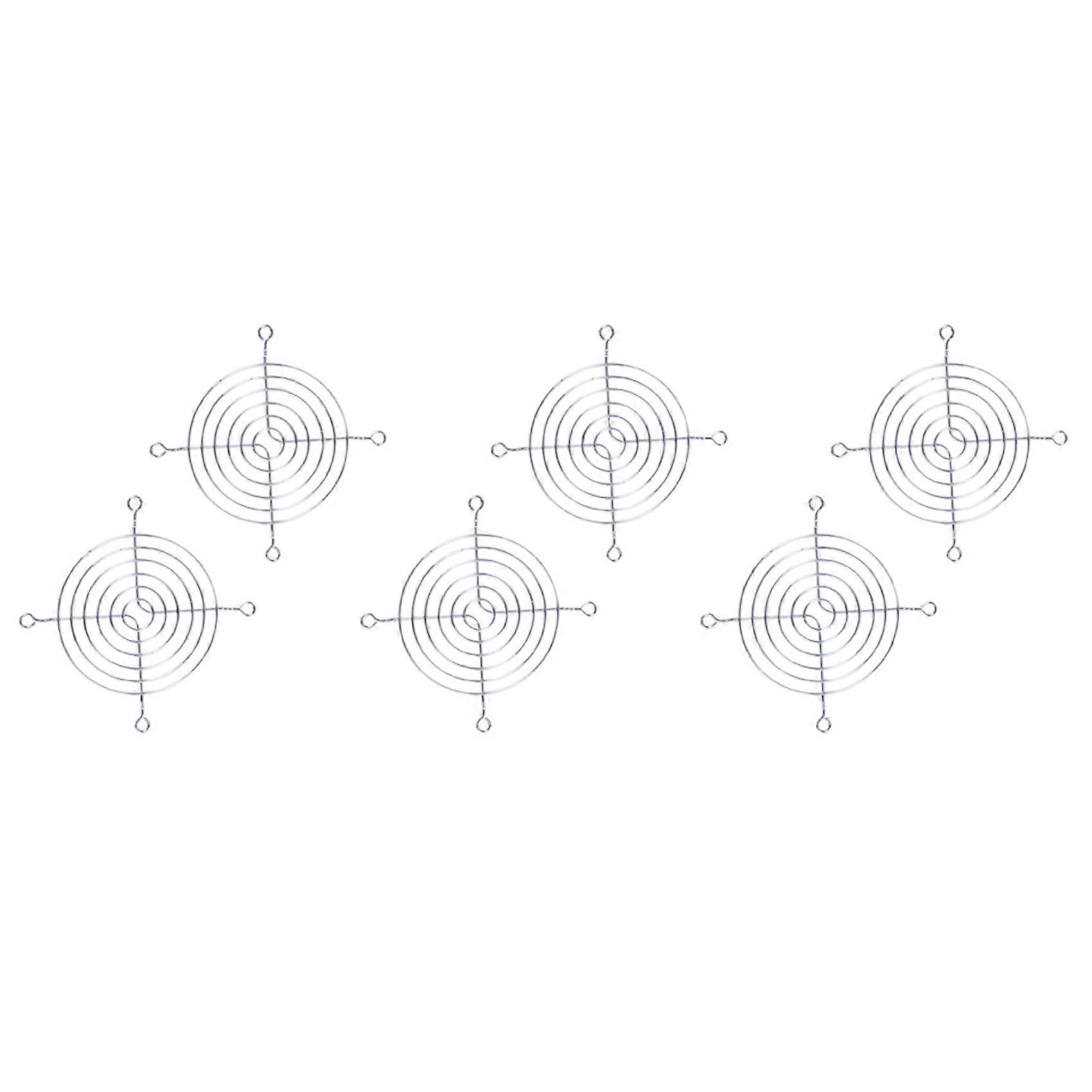 6 x Metal Wire Finger Guard Protection Grid 80 mm PC Fan Cooler