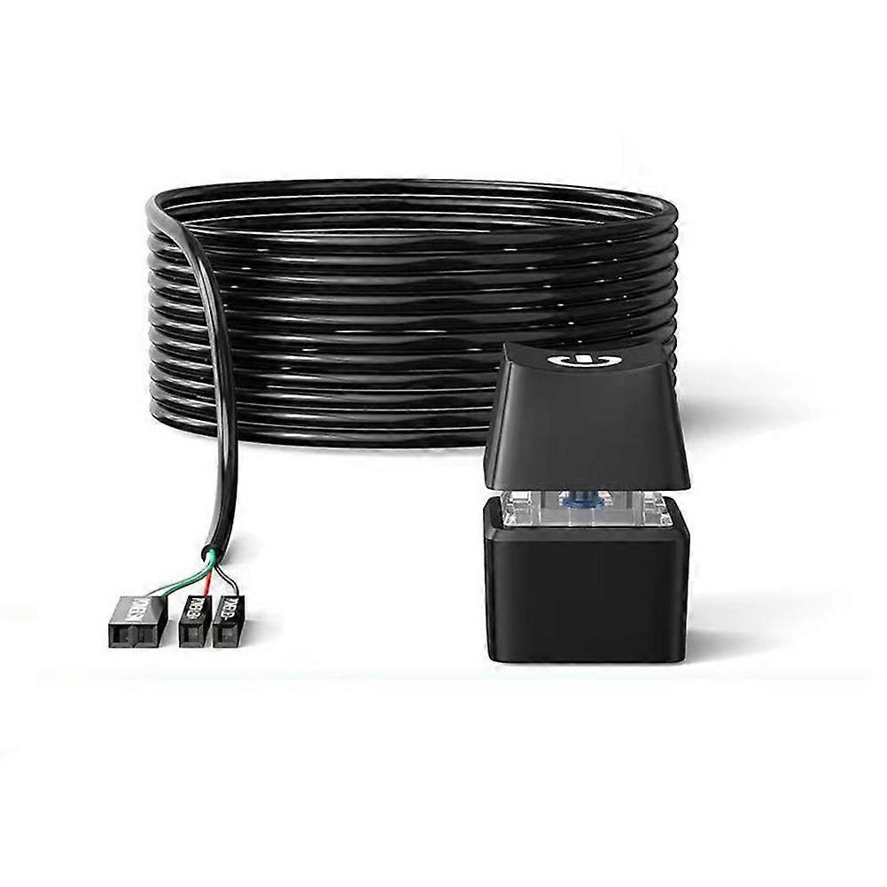 LED Light Computer Desktop Switch PC Motherboard External Start Power Button Extension Cable for Ho