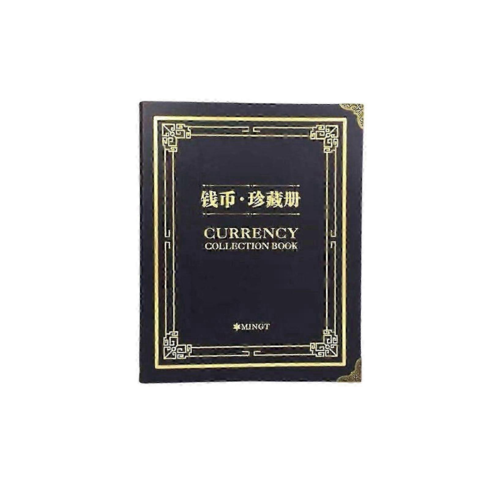 ビンテージ紙幣コレクターアルバム、記念のお金の保管のための30ページの防水PVC -