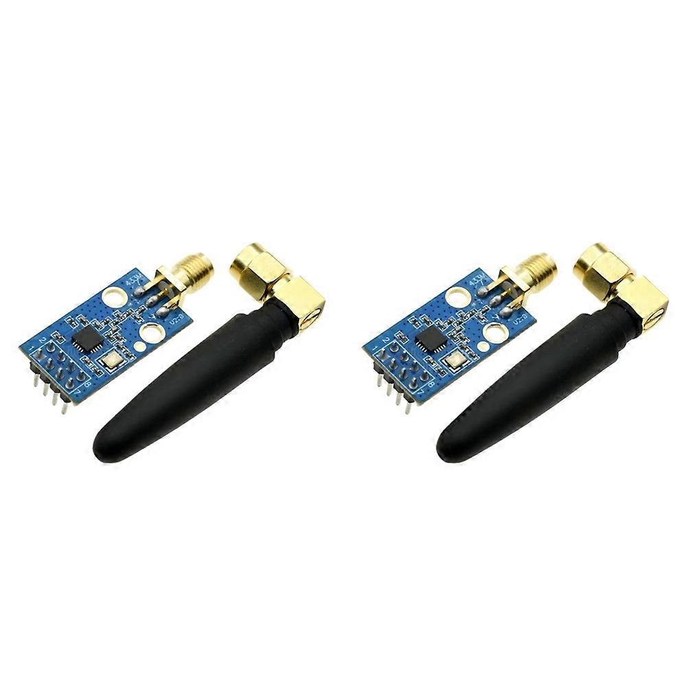 CC1101 Wireless Module with SMA Antenna Wireless Transceiver Module for 433MHZ Enhanced Range Communication 2 Sets