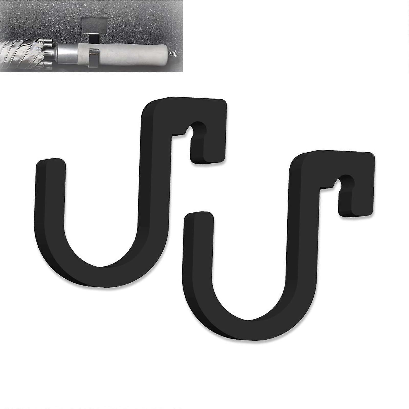 2 Pack Universal Car Umbrella Holder Clip, NoDrill Silent Secure Mount for Most Vehicles