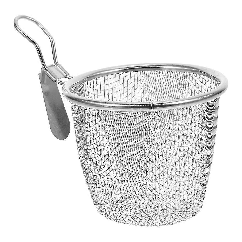 Metal Skimmer Strainer Stainless Steel Strainer with Handle Use
