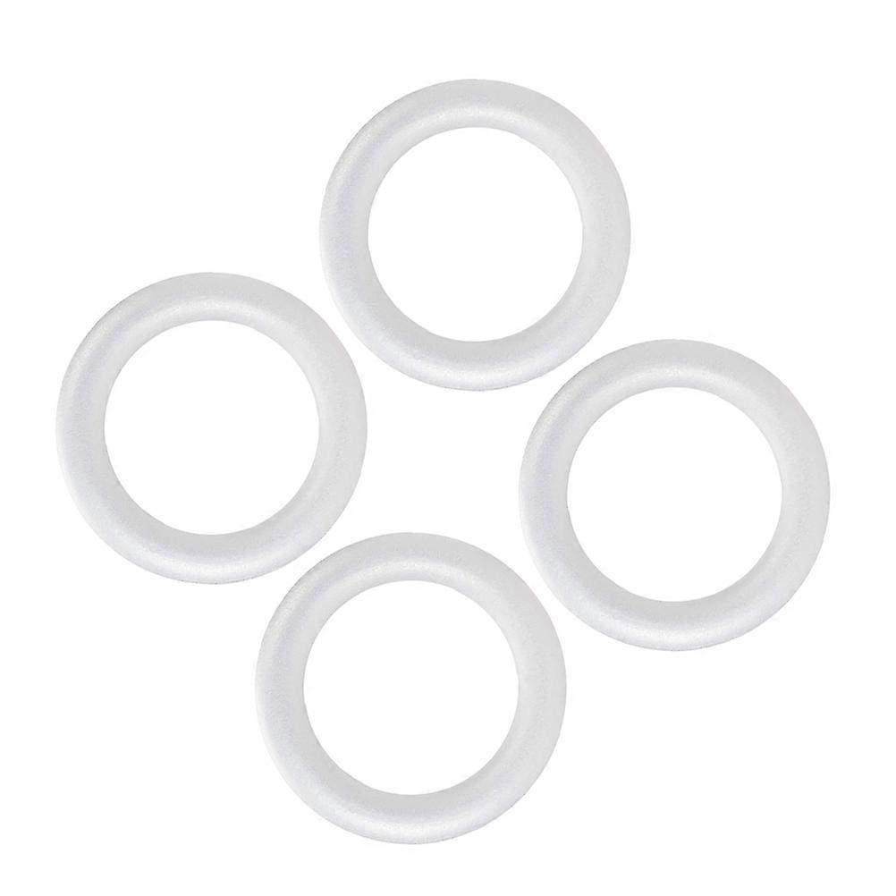 Foam Wreath Circles for Crafts Solid Durable Rings 4Pcs for Wedding Decorations