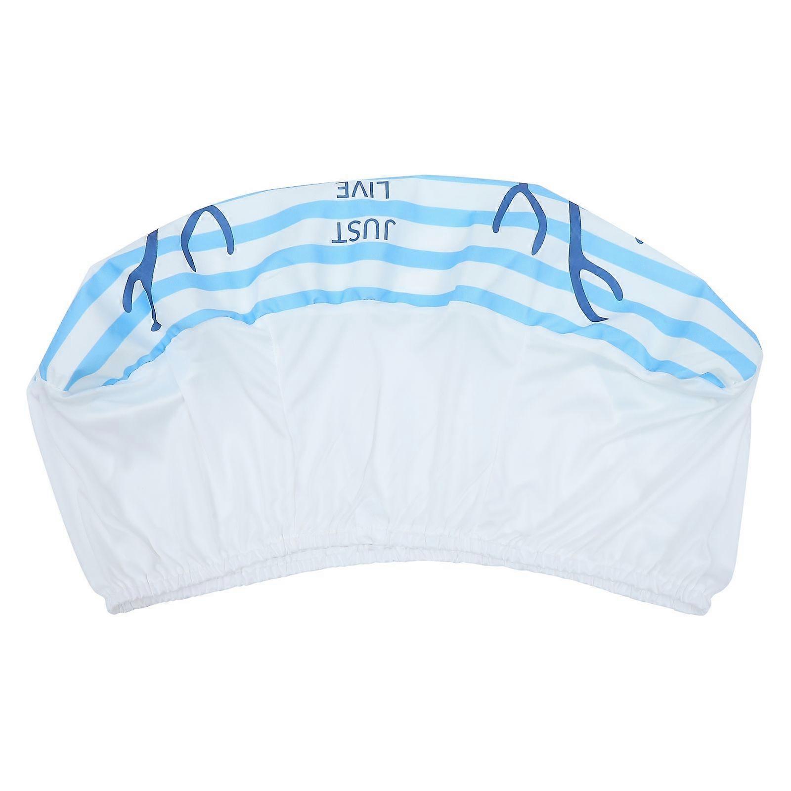 Air Conditioner Cover Protective Cover for Home Blue 2Pcs Polyester