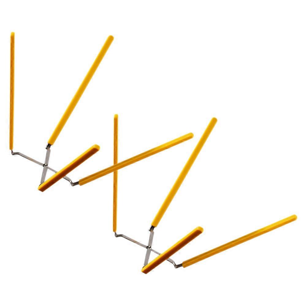 2pcs Foldable Cake Cooling Racks Inverted Bakeware for Chiffon Cakes