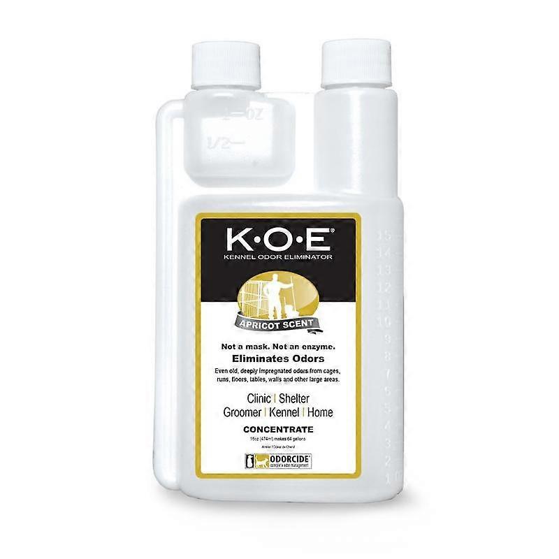 K.O.E. 16oz Concentrate - Kennel Odor Eliminator - Non-Enzymatic Formula, KOE, Apricot, Fresh Original Scent, 16 oz Pint [KOEA-P, KOEFS-P, K