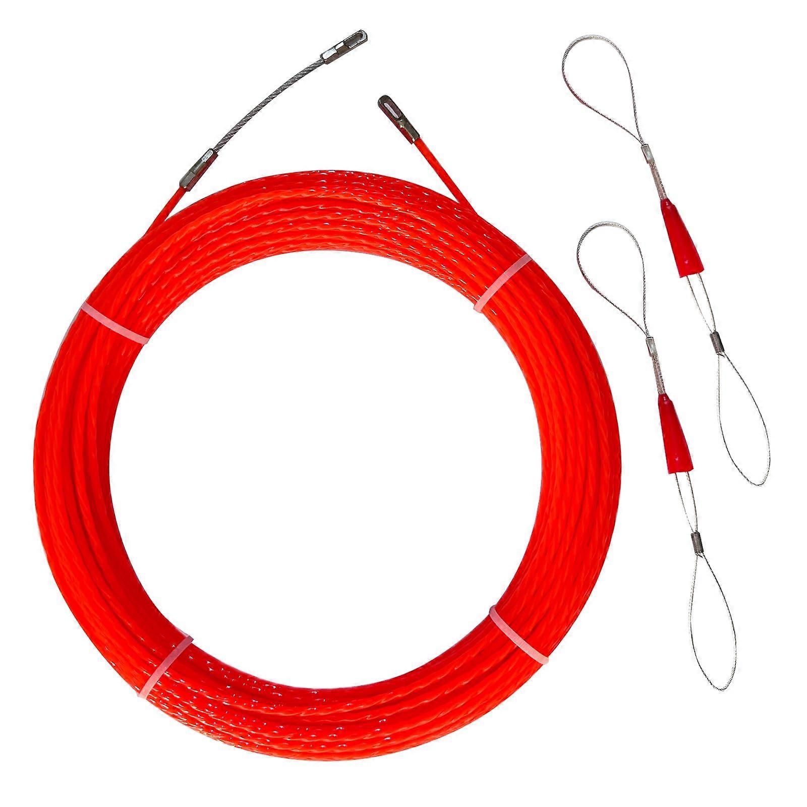 Fish Tape Cable Puller 30m PET Electrical Wire Guide Threader for Conduit Wiring