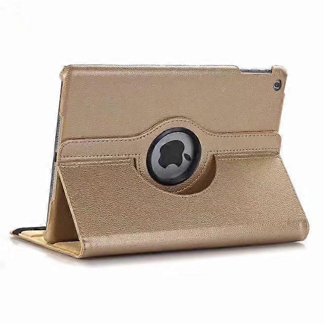 Stylish Case For Ipad 2/3/4 Gold Leather Lychee Pattern