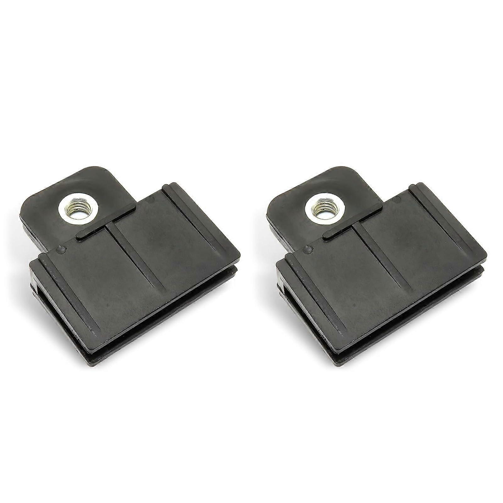 2PCS Car Window Regulator Clip Set Compatible with Universal Retainer, Secure Glass Positioning, Black