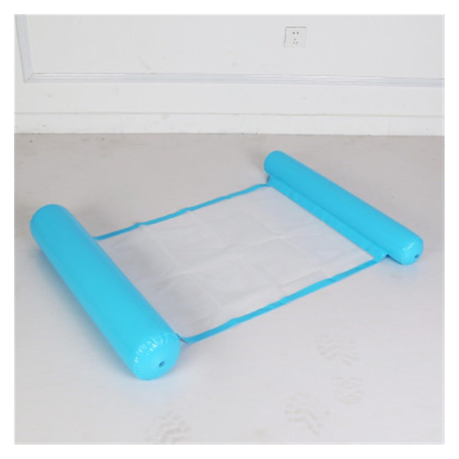 Pool Float Inflatable Hammock Chair Sofa Bed for Adults Swimming Pool Party Blue